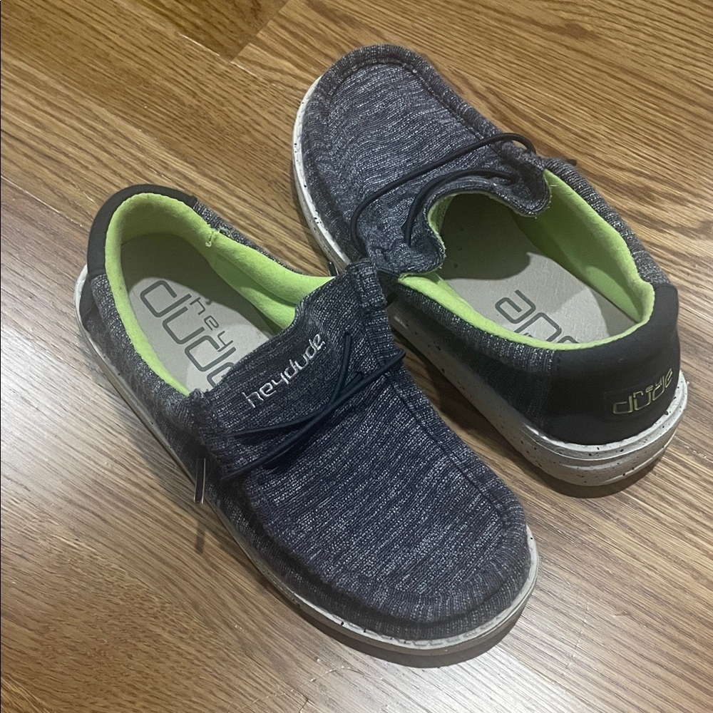 Hey Dude Wally Youth - Stretch Naval Speckle